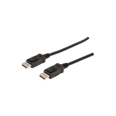 ASSMANN DisplayPort Kabel DP 5.0m Verriegelung DP 1.1a sw.