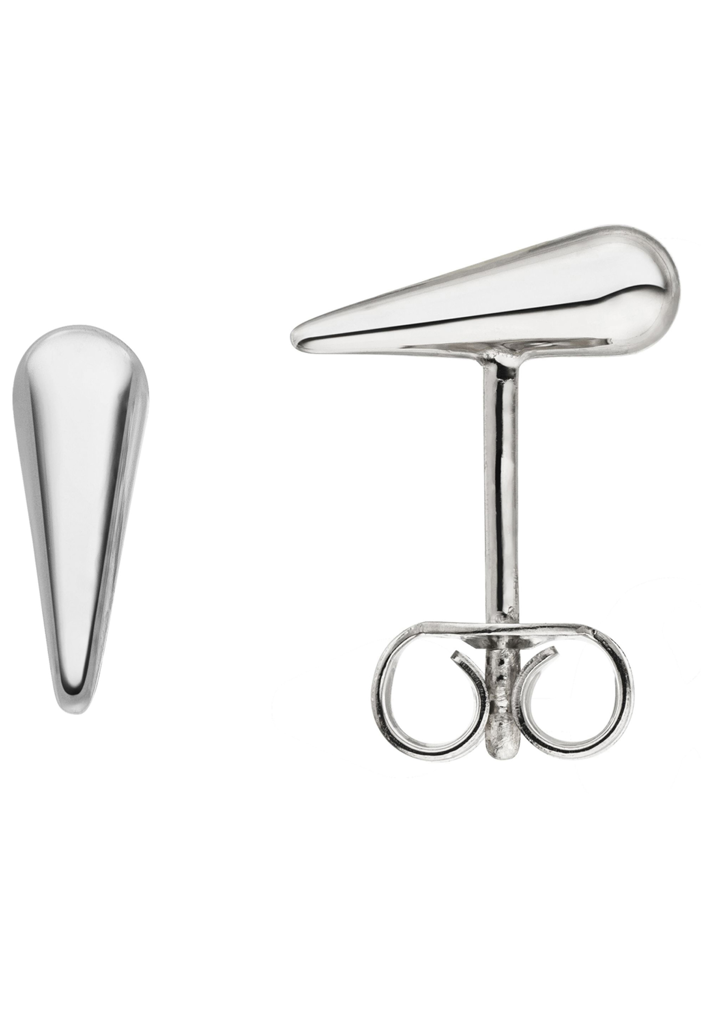 Paar Ohrstecker JOBO "Tropfen", silber (silber 925), Ohrringe, Damen, Silber 925 (Sterlingsilber), 925 Silber 9,8 mm Image