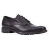 Schnürschuh GEOX, Herren, Gr. 46, schwarz, Leder, klassisch, Schuhe, Business Schuh, Anzugschuh mit Blockabsatz