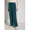 Culotte CECIL, Damen, Gr. M, Länge 30, blau (petrol grün), Stoff, 49% Polyester, 43% Modal, 8% Elasthan, unifarben, casual, loose fit lang, Hosen, High Waist