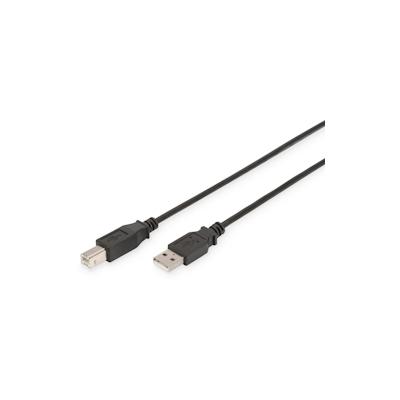 ASSMANN USB 2.0 Kabel Typ A-B 1.8m USB 2.0 konform sw.