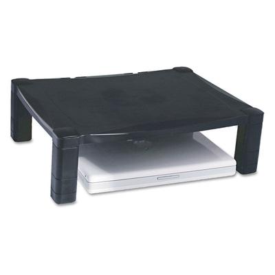 Kantek Single-Level Monitor Stand, 17" x 13.25" x 3" to 6.5", Black, Supports 50 lbs (KTKMS400) Each Workstation Monitor Mounts & Stands