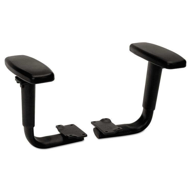 HON Optional Height-Adjustable T-Arms for Volt Series Chairs for HON Volt Series Task Chairs, Black, 2/Set (HON5795T) Set of 2 HON® Chair Arms