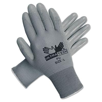 MCR Safety Ultra Tech TaCartonile Dexterity Work Gloves, White/Gray, Large, 12 Pairs (MPG9696L) Each MCR™ Safety Gloves & Glove Accessories