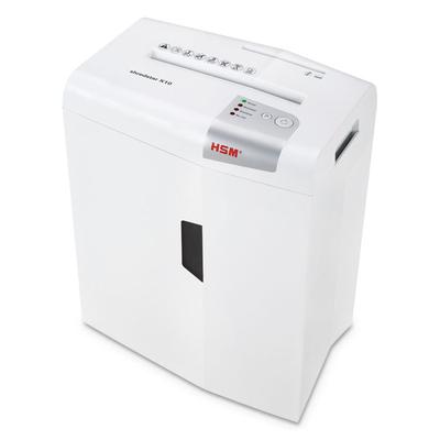 HSM of America shredstar X10 Cross-Cut Shredder, 10 Manual Sheet Capacity (HSM1045) Each Shredders