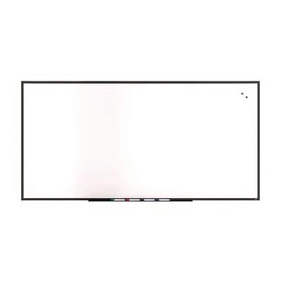 TRU RED Magnetic Steel Dry Erase Board, 48" x 96", White Surface, Black Aluminum Frame (TUDTR61183) Each TRU RED™ Dry Erase Boards