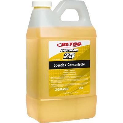 Betco Speedex FastDraw 25 Concentrate Heavy-Duty Degreaser, Lemon Scent, 67.6 oz Bottle (BET5284700) Each Betco® Specialty Cleaners