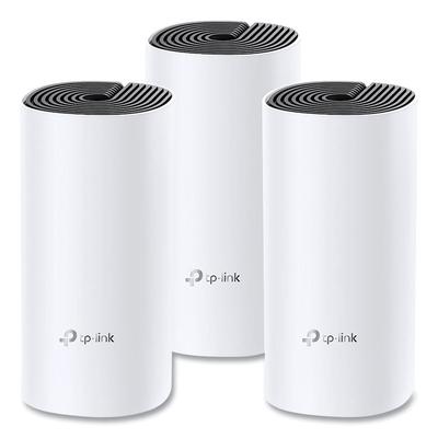TP-Link Deco M4 AC1200 Whole Home Mesh Wi-Fi System, 2 Ports, Dual-Band 2.4 GHz/5 GHz (TPLDECOM43PACK) Each Routers