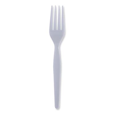 Boardwalk Heavyweight Polystyrene Cutlery, Fork, White, 1000/Carton (BWKFORKHW) Case of 1000 Boardwalk® Disposable Forks