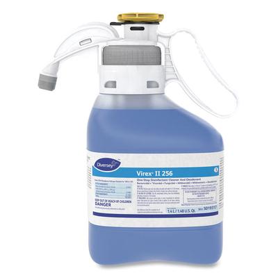Diversey Virex II 256 One-Step Disinfectant Cleaner Deodorant, Mint, 1.4L, 2 Bottles/CT (DVO5019317) Case of 2 Diversey™ Disinfectants & Sanitizers