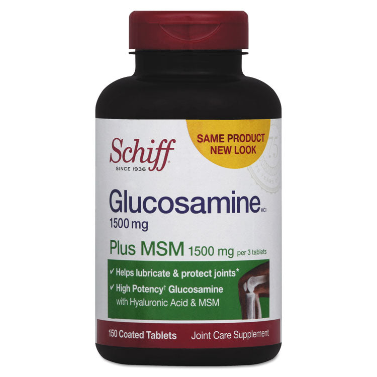 Schiff Glucosamine Plus MSM Tablet, 150 Count (SFS11019) Each Schiff® Medicines