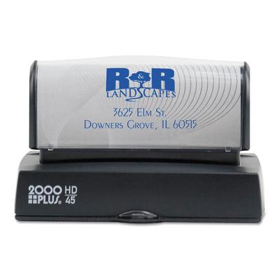 COSCO 2000PLUS HD Custom Stamp, Pre-Inked, Black/Blue/Green/Gold/Orange/Red/Violet, 3.19 x 1 (COS1PIHD45) Each Cosco® Stamps