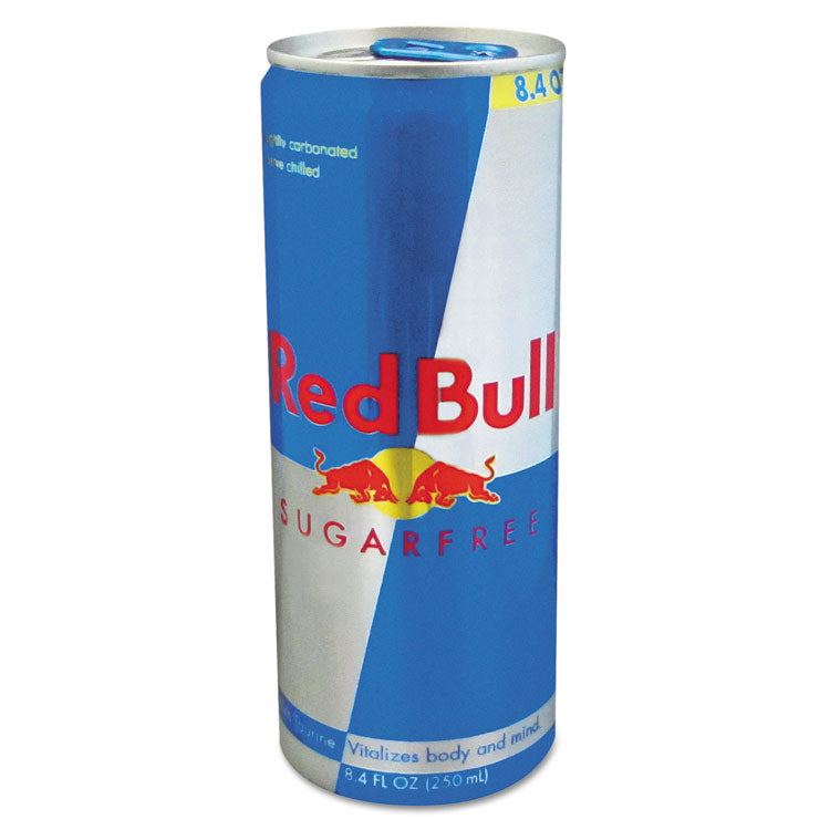 Red Bull Energy Drink, Sugar-Free, 8.4 oz Can, 24/Carton (RDB122114) Case of 24 Red Bull® Energy Drinks