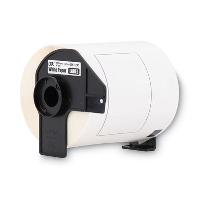 Brother Die-Cut Shipping Labels, 4" x 6", White, 200 Labels/Roll (BRTDK1241) Roll of 200 Label Maker Supplies
