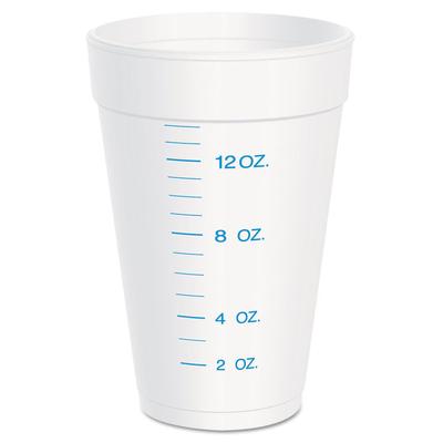 Dart Graduated Foam Medical Cups, 16 oz, White, 25/Pack, 40 Packs/Carton (DCC16J16GRAD) Case of 1000 Dart® Medical Cups & Accessories