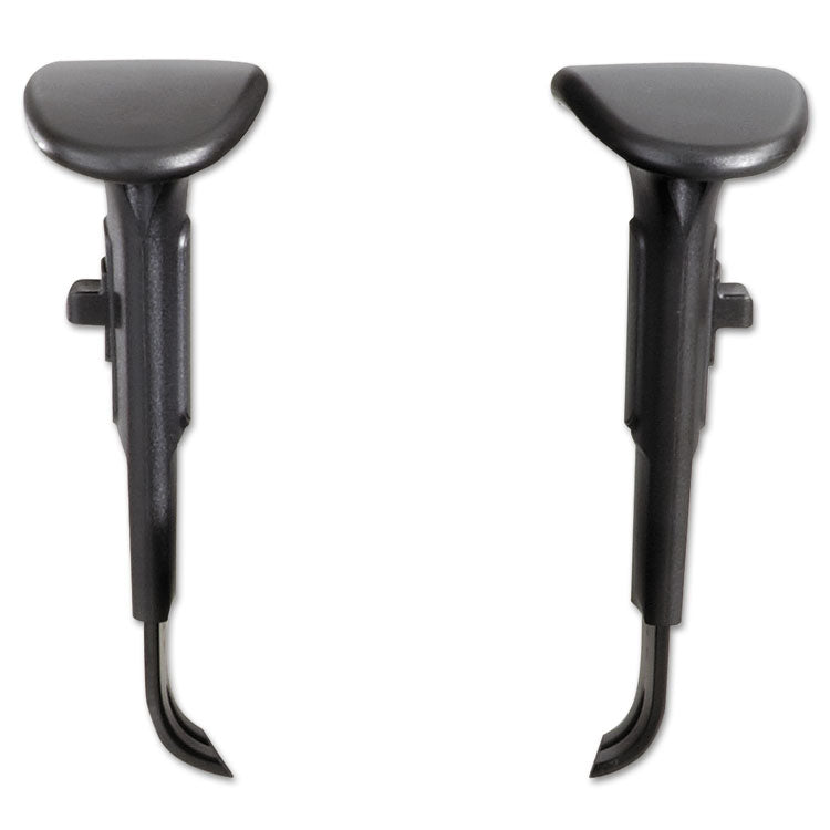 Safco Adjustable T-Pad Arms for Safco Alday and Vue Series Task Chairs and Stools, 3.5 x 10.5 x 14, Black, 2/Set (SAF3399BL) Each Safco® Chair Arms