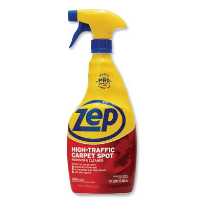 Zep Commercial High Traffic Carpet Cleaner, Fresh Scent, 32 oz Spray Bottle, 12/Carton (ZPEZUHTC32CT) Case of 12 Zep Commercial® Carpet Cleaners