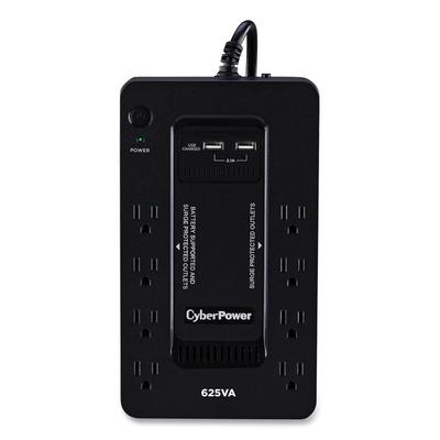 CyberPower ST625U Standby UPS Battery Backup, 8 Outlets, 625 VA, 890 J (CYPST625U) Each CyberPower® Backup Systems