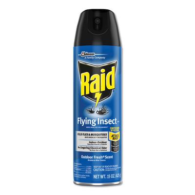 Raid Flying Insect Killer, 15 oz Aerosol Spray, 12/Carton (SJN300816) Case of 12 Raid® Insecticides