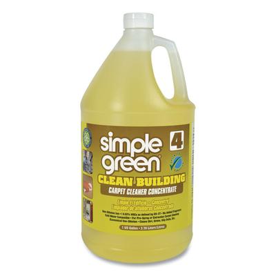 Simple Green Clean Building Carpet Cleaner Concentrate, Unscented, 1gal Bottle (SMP11201) 1 Case Simple Green® Carpet Cleaners
