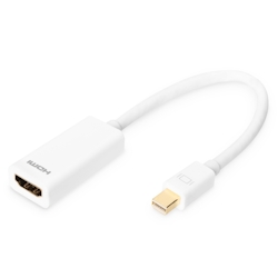 ASSMANN DIGITUS DisplayPort Adapterkabel, mini DP - HDMI 0,15m Image