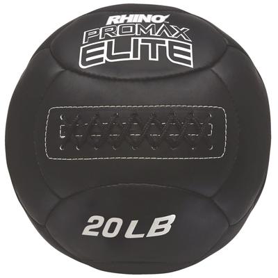 Champion Sports Rhino Promax Elite Medicine Ball, 20 lb, Black (CSIPRX20)