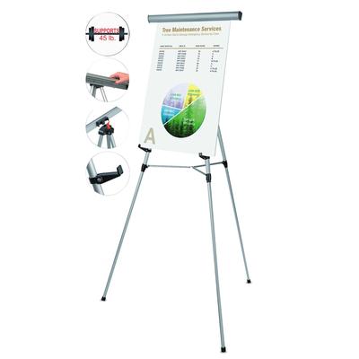 MasterVision™ FLX05102MV Telescoping Tripod Display Easel, Adjusts 38