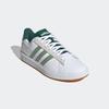 Sneaker ADIDAS SPORTSWEAR "GRAND COURT 2.0", Gr. 44, weiß (cloud weiß, silber grün, collegiate grün), Synthetik, Leder, sportlich, Schuhe, Design auf den Spuren des adidas Superstar