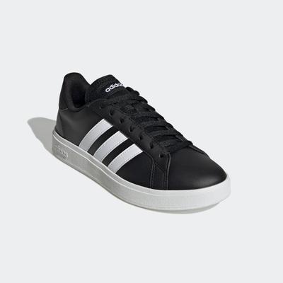 Sneaker ADIDAS SPORTSWEAR "GRAND COURT TD LIFESTYLE COURT CASUAL", Gr. 39, schwarz-weiß (core schwarz, cloud weiß, core schwarz), Synthetik, Textil, sportlich, Schuhe, Design auf den Spuren des adidas Superstar Image