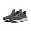 Laufschuh PUMA "Softride Enzo 5 Laufschuhe Erwachsene", Gr. 46, grau (cool schwarz gray for all time rot weiß), Obermaterial: Synthetik, Textil; Futter: Textil; Innensohle: Textil; Laufsohle: Gummi, Schuhe