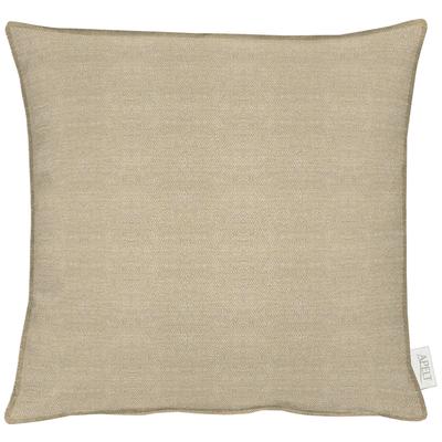 Dekokissen APELT "Morris", beige (sand, unifarben), B:46cm L:46cm, Polyester, Kunstfaser, Dekokissen_Sitzkissen_Kissenhüllen, Kissenhülle ohne Füllung, 1 Stück Image