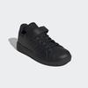 Sneaker ADIDAS SPORTSWEAR "GRAND COURT 2.0 KIDS", Kinder, Gr. 33, schwarz (core schwarz, core schwarz, grau six), Synthetik, Textil, sportlich, Schuhe, Design auf den Spuren des adidas Superstar