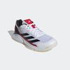 Tennisschuh ADIDAS PERFORMANCE "COURTQUICK PADEL", Gr. 45, bunt (cloud weiß, core schwarz, lucid rot), Textil, Synthetik, sportlich, Schuhe, Padelschuh