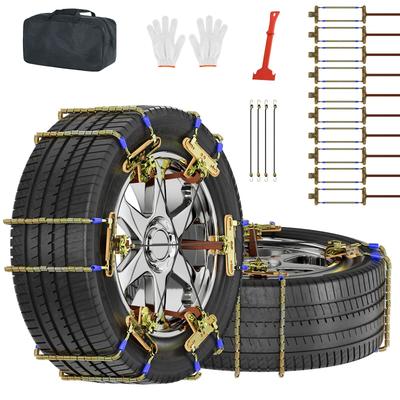 Upgraded Snow Chains for All Car Models,Anti Slip Tire Traction Chains