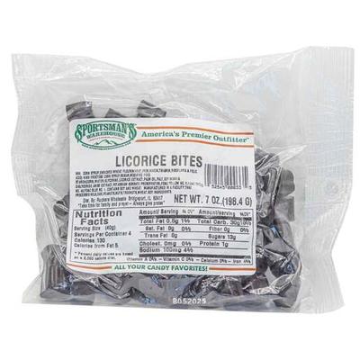 Sportsman's Warehouse Black Licorice Bites Candy - 4 Servings