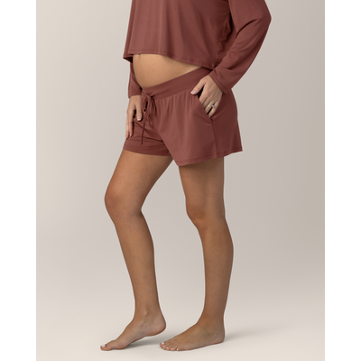 Aria Bamboo Casual Lounge Short | Redwood