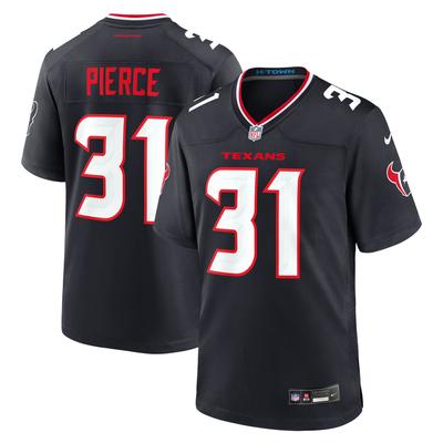 Houston Texans Nike Game Heimtrikot - Marineblau - Dameon Pierce - Herren Image