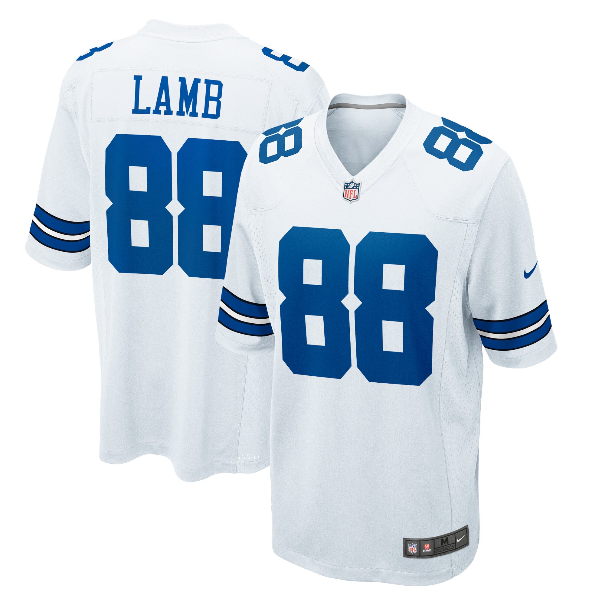 Dallas Cowboys Nike Game Auswärtstrikot - Weiß - CeeDee Lamb - Herren Image