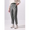 Chinohose STREET ONE STUDIO, Damen, Gr. 34, Länge 28, grau (dust grau), Stoff, 70% Polyester, 29% Viskose, 1% Elasthan, unifarben, casual, comfort fit knöchelfrei, Hosen, High Waist