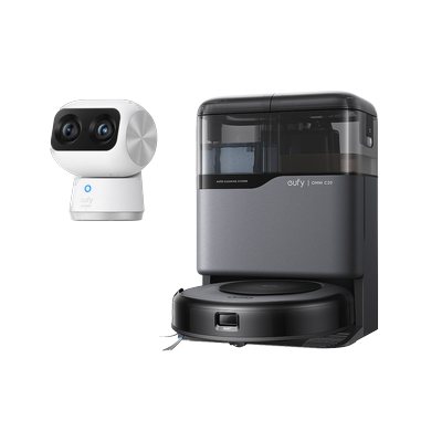 eufy Robot Vacuum Omni C20 + Indoor Cam S350