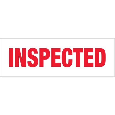 3" x 110 yds. - "Inspected" (6 Pack) Tape Logic Messaged Carton Sealing Tape (T905P146PK) Case Of 6 Tape Logic®