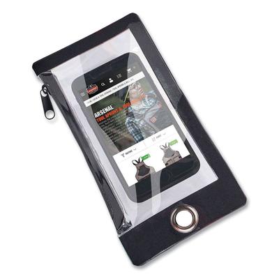 ergodyne Squids 3760 Phone Pouch + Trap for Standard Size Phones, Clear/Black, Ships in 1-3 Business Days (EGO19762) Each ergodyne® Case
