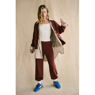 Hailee Cardi Co-Ord by free-est at Free People in Crisp Cocoa, Size: Small