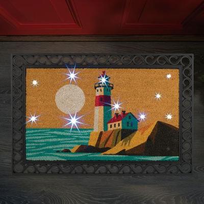 Lighthouse LED Doormat Multi Earth , Multi Earth