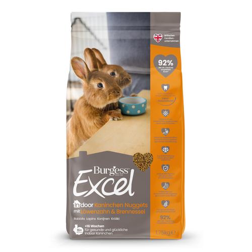 1,75kg Burgess Excel Indoor Kaninchen Kleintierfutter