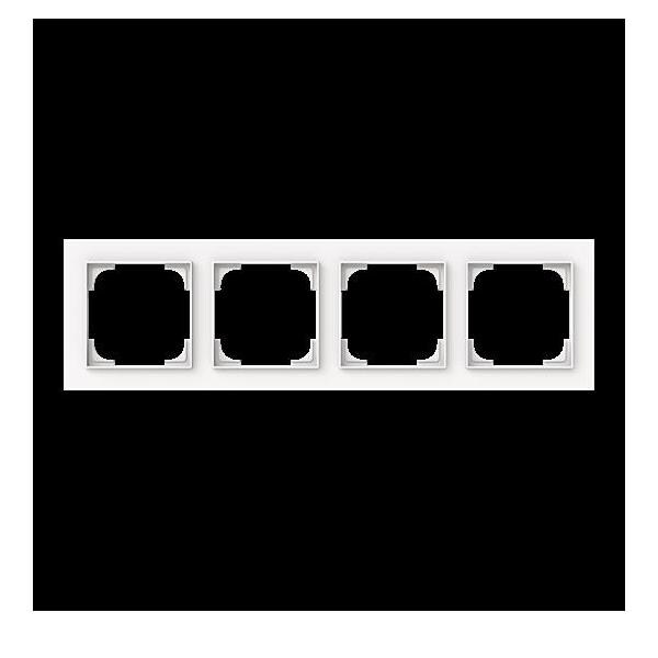 Busch-Jaeger Abdeckrahmen 4-fach 1724-44M 2CKA001754A4862 Image