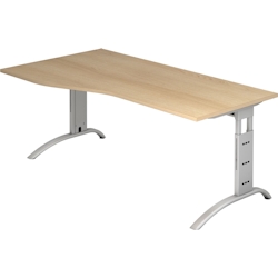 Hammerbacher Schreibtisch 180x100/80cm höhenverstellbar bis 85cm Eiche Image