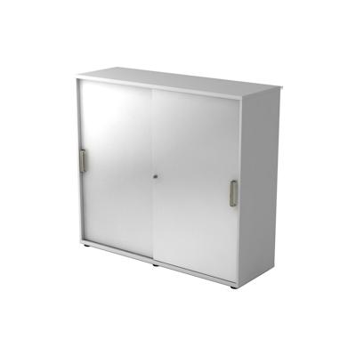 Hammerbacher Schiebetürenschrank Serie 9 3OH BxTxH 120x40x110cm Griff SG Grau/Silber Image