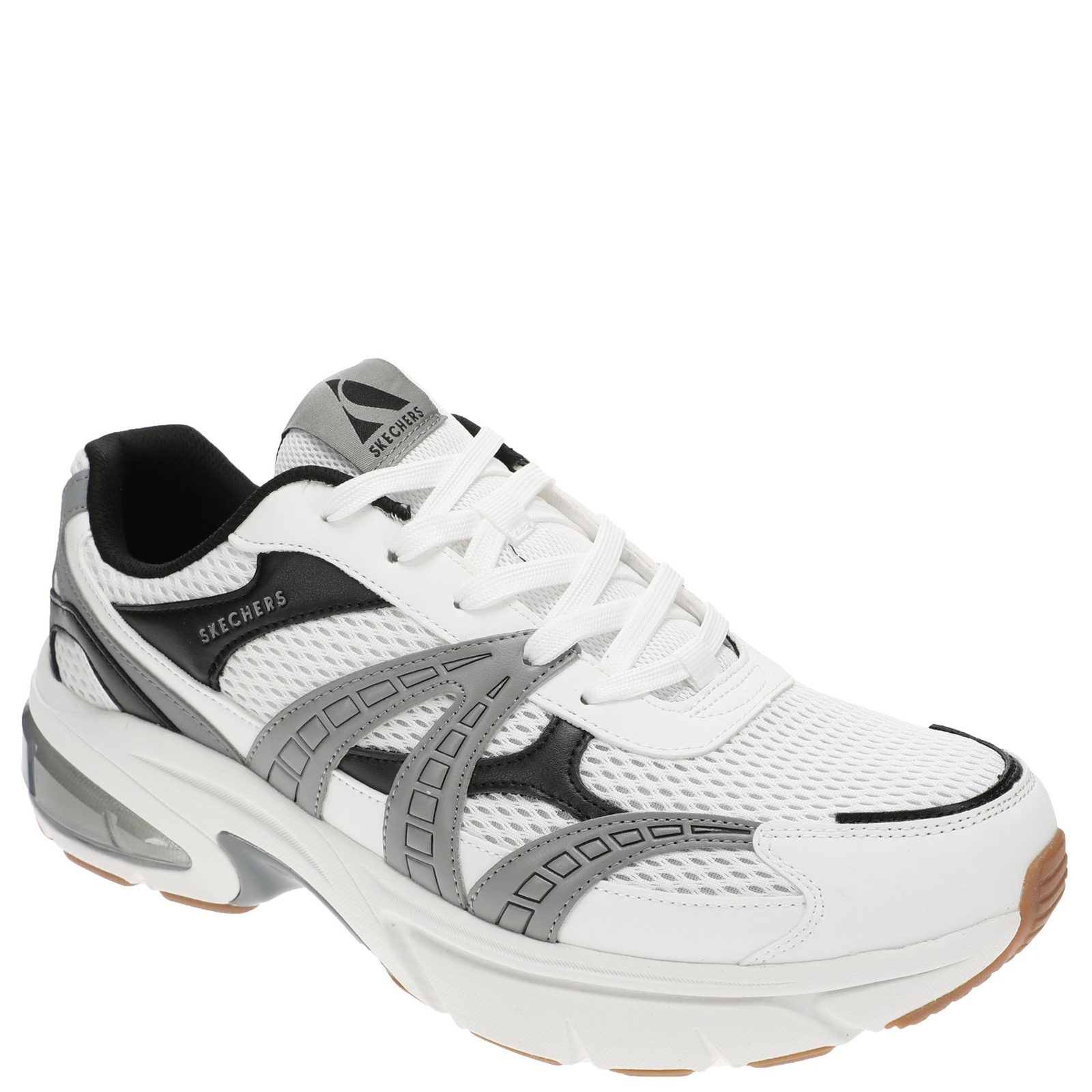 Skechers Street Shadow-183215 - Mens 9.5 White Sneaker Medium