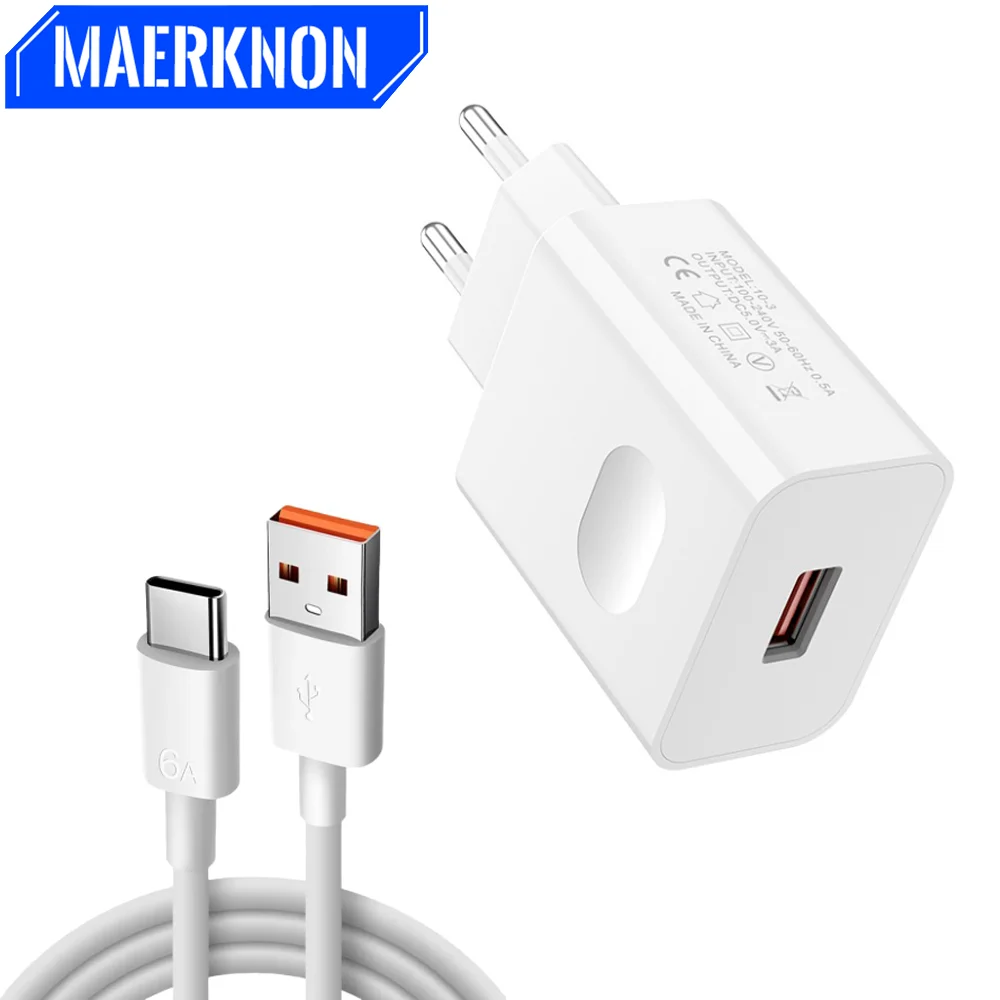 Schnellladung 18 W 3A USB-Handy-Ladegerät Schnelllade-Wandadapter für Samsung Galaxy S21 Huawei P40 Xiaomi 13 Pro Image